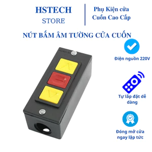 Công tắc cửa cuốn Hstech bấm tường điều khiển cửa cuốn