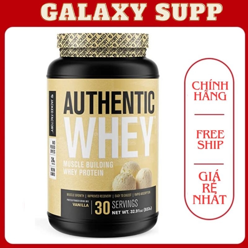 Jacked Factory Authentic Whey Protein Tăng Cơ 900g - 30 Servings ...