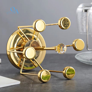 Giá Úp Cốc Xoay 360 độ | Kệ Treo Ly, Úp Ly Tròn INOX SUS 304 Không Han Gỉ HOME DECOR Cao Cấp