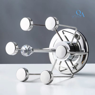 Giá Úp Cốc Xoay 360 độ | Kệ Treo Ly, Úp Ly Tròn INOX SUS 304 Không Han Gỉ HOME DECOR Cao Cấp