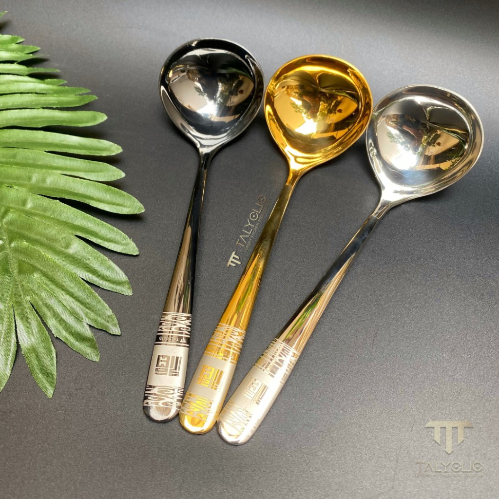 Muôi Canh Inox 304 Màu Bạc Màu Vàng Màu Đen | Shopee Việt Nam