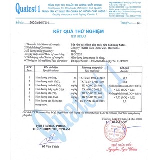 Bột rửa bát sinh học Satos Advance chuyên dụng cho máy rửa bát 1.5kg