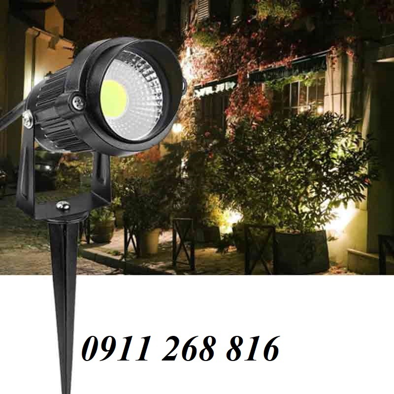 Đèn led rọi cắm cỏ sân vườn, đèn rọi gốc cây, đèn trang trí tiểu cảnh ...