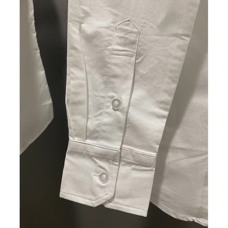 ⚡️[Hight Quality] Áo Sơ Mi Tho.m Nam Nữ Vải Oxford - Điểm Nhấn Khóa Kéo Phối 4 Vạch Cầu Vồng Cao Cấp - Qccc Full Túi Tag