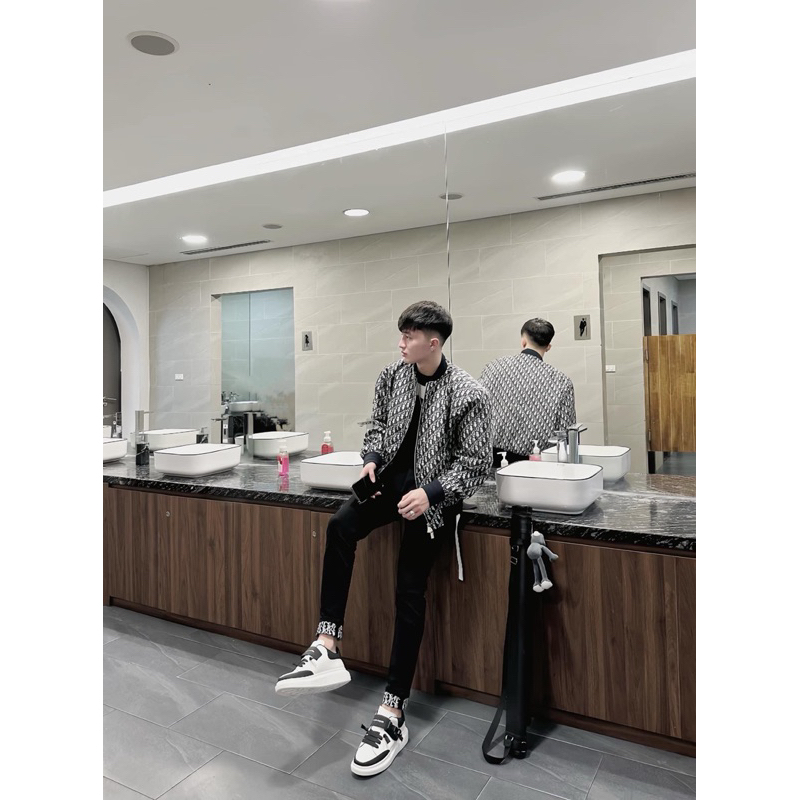 ⚡️[Hight Quality] Giày Sneaker Nam Nữ Alexander Mc Queen - Phối Màu Black And White Điểm Nhấn Quai Đen Cao Cấp -Full Box
