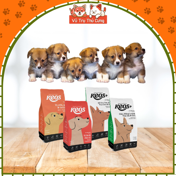 Thức Ăn Hạt Cho Chó Nhiều Dinh Dưỡng Keos 400g