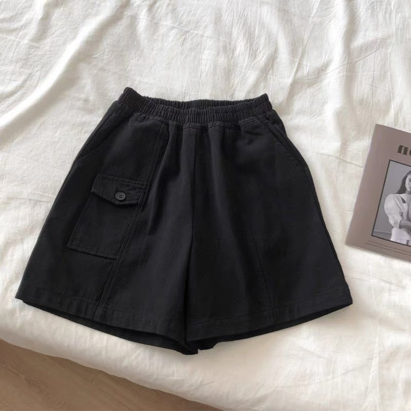 Quần Short Kaki Nữ, Quần Đùi Kaki Loại Đẹp Cạp Chun Co Giãn m013