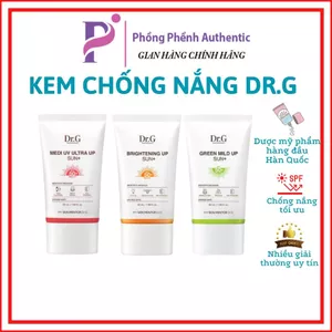Kem Chống Nắng phổ rộng dưỡng sáng Dr.G Brightening Up Sun/Green Mild Up Sun+ SPF50+ PA+++