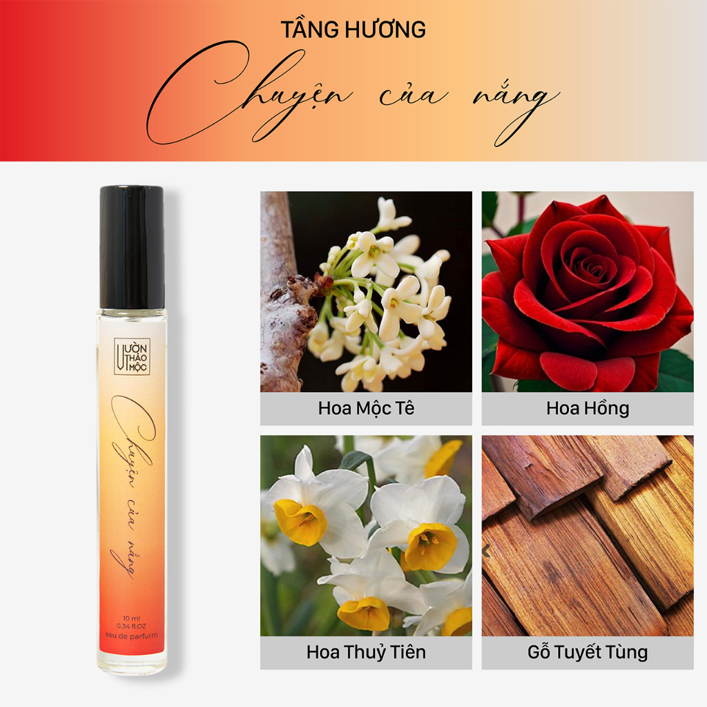 Ảnh Nước hoa nữ CHUYỆN CỦA NẮNG mùi hương gợi cảm lôi cuốn Vườn Thảo Mộc lưu hương 6h size 10ml 2