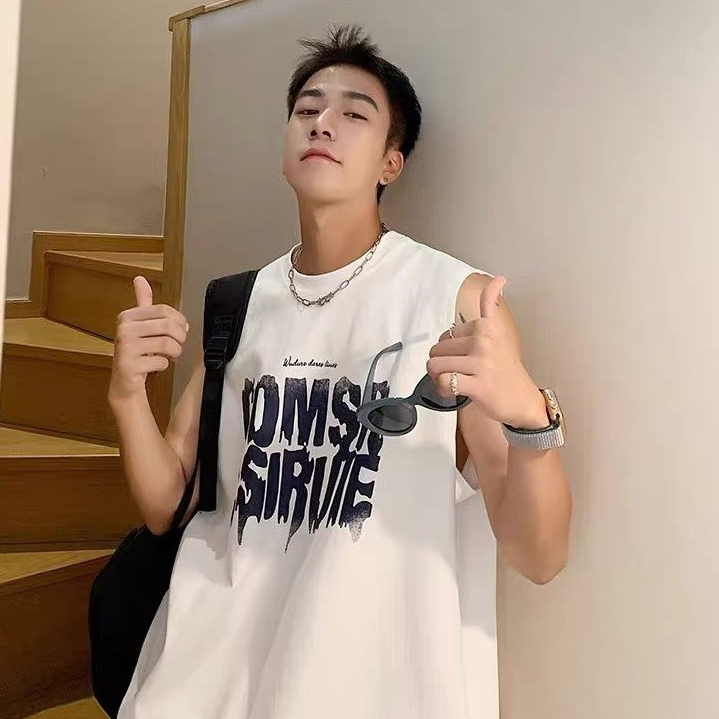 Áo Ba Lỗ Tank Top Chữ Comsr Csirute JayZey Rộng Rãi Thoáng Mát