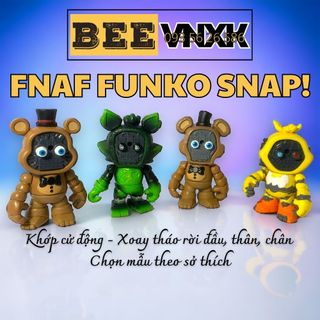 Mô hình Funko FNAF Snap cao 9cm cử động xoay tròn, tháo rời bộ phận - Chọn nhân vật Phantom Foxy, Freedy, Chica BEE VNXK