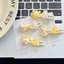 Set 2 Kẹp Tóc Hình Phô Mai/ Chuột / Vịt Vàng Sữa Hoạt Hình Dễ Thương K34