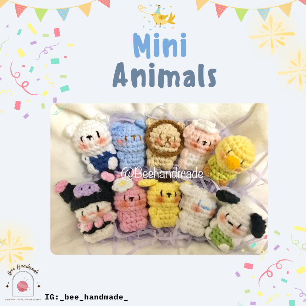 MÓC KHÓA LEN THÚ MINI | Shopee Việt Nam