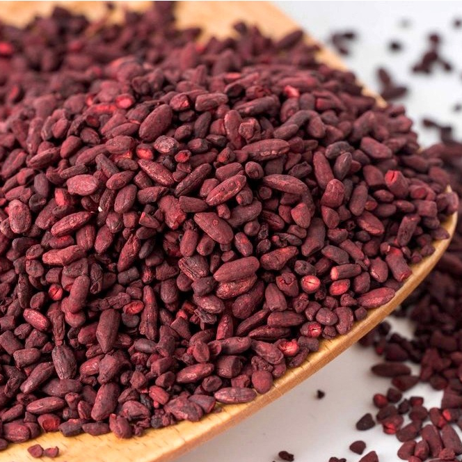 1Kg Gạo đỏ lên men (nguyên hạt) - Men gạo đỏ - Hồng cúc mễ nguyên chất -  Red Yeast Rice