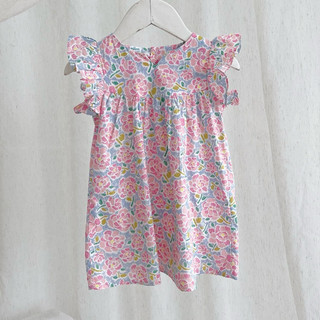 Váy bé gái cánh tiên hoa Hồng 1-7 tuổi (9-26kg) N0097