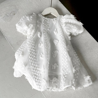 Váy bé gái công chúa thêu nổi 1-7 tuổi (9-26kg) N0029