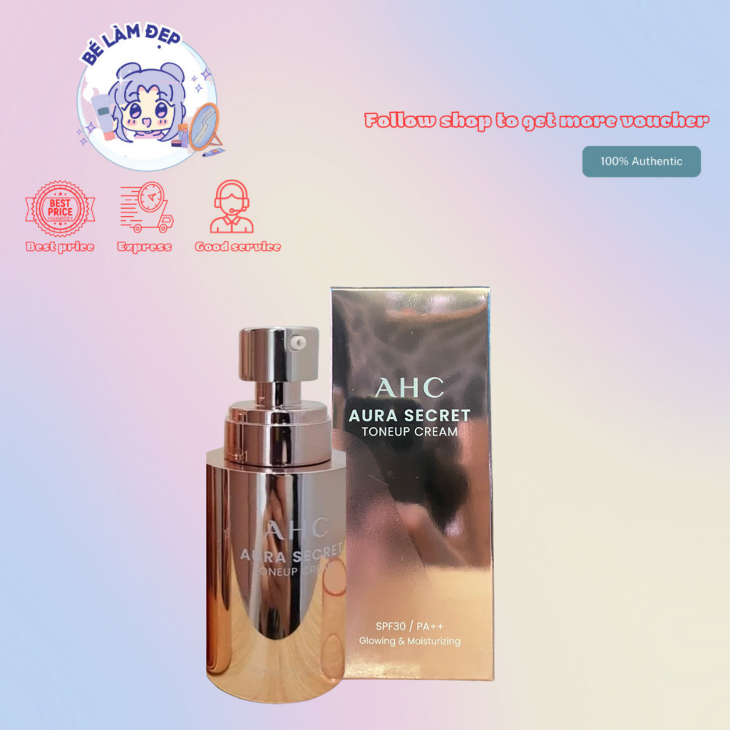 Kem Dưỡng Ẩm Làm Trắng Nâng Tone AHC Aura Secret Tone Up Cream | Shopee ...