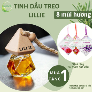 Chai treo tinh dầu thiên nhiên LILLIE 10ml - Đa dạng mùi hương khử mùi hiệu quả, dễ chịu
