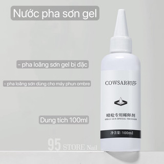 Nước pha sơn gel - nước làm loãng sơn gel bị đặc
