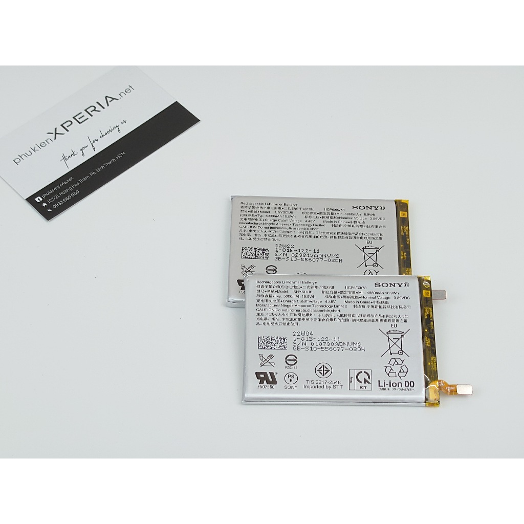 Coperchio Batteria Sony Xperia Coperchio Batteria Originale Sony Xperia 5 II (XQ-AS52) Con Nastro Adesivo/Guarnizione - Ricambio Guarnizione Adesiva Sony - Foto 3