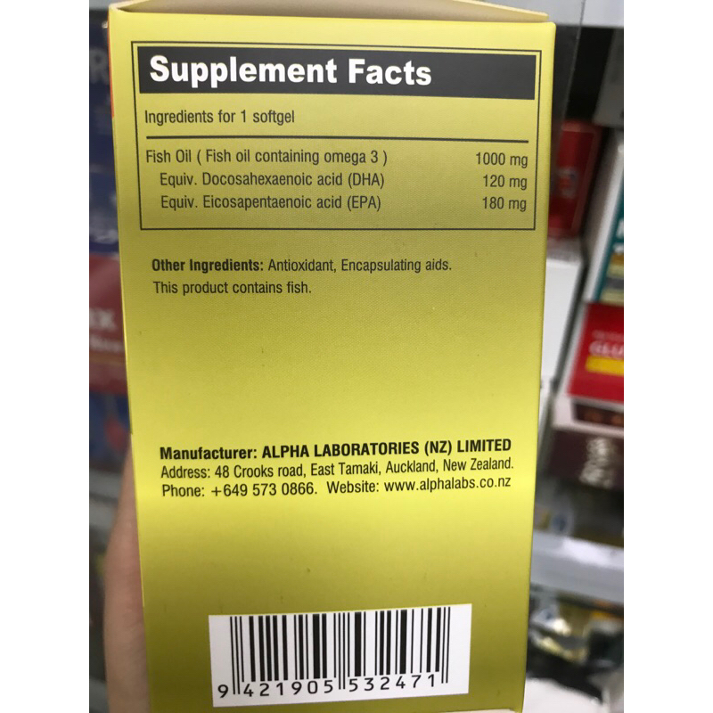 Sagaba Omega 3 ( New Zealand ) | Shopee Việt Nam