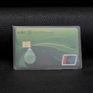 2 Bao Nhựa PVC Trong Suốt Dùng Đựng Thẻ, Bảo Vệ Thẻ Căn Cước, Bằng Lái Xe, Thẻ Ngân Hàng ...1 mặt nhám và 1 mặt bóng