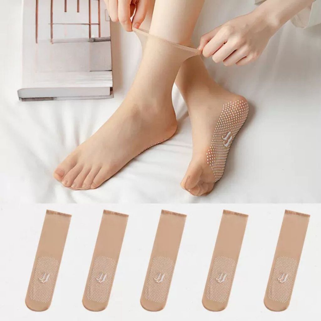 Tất da nữ cao cấp chống trơn trượt giúp che khuyết điểm đi giày chống hôi chân, Vớ nữ da mỏng mềm mịn Styley P033