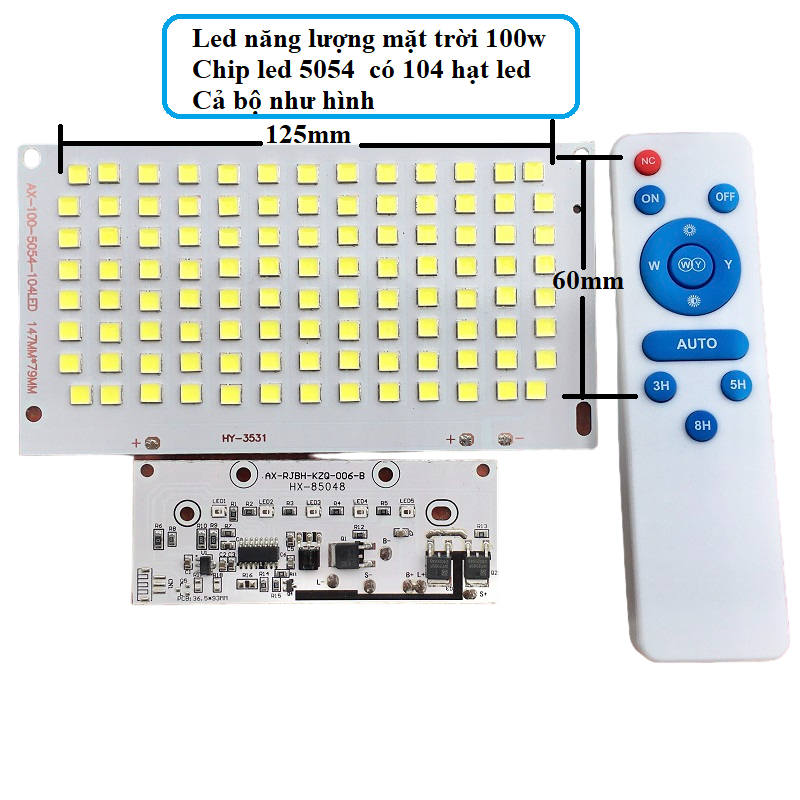 Chip led 5054 3,2V thay cho đèn năng lượng mặt trời ( CÓ BÁO PIN ...