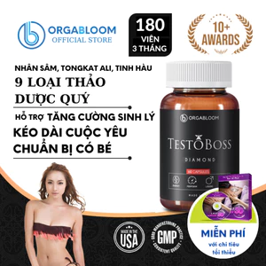 Combo 3 Testoboss - Tăng cường sinh lý nam với 9 loại thảo mộc quý - Testoboss USA