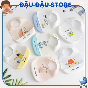 Yếm Ăn Dặm Silicone Cho Bé 💖𝐅𝐑𝐄𝐄 𝐒𝐇𝐈𝐏💖 Yếm Ăn Dặm Silicone NUM BEBE Có Máng Siêu Nhẹ Hình Mèo Đáng Yêu Cho Bé