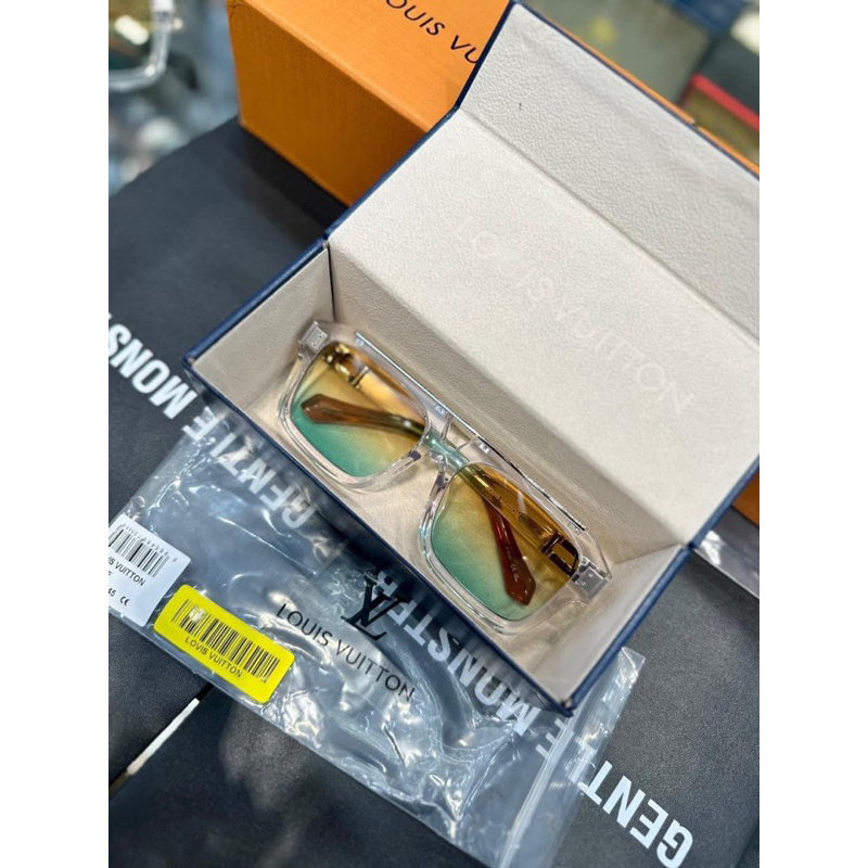 ⚡️[Hight Quality] Kính Mát LV Clear Multicolor Cyclone Sunglasses - Điểm Nhấn Mắt Kính Cầu Vồng-Full Box Nam Nữ Kính Râm