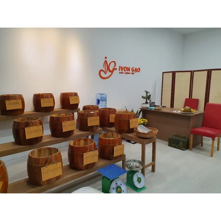 iVON GẠO - Đặc sản - Gạo Nàng Hoa Chợ Đào - Long An (Túi 5kg) - dẻo vừa, thơm, mềm cơm