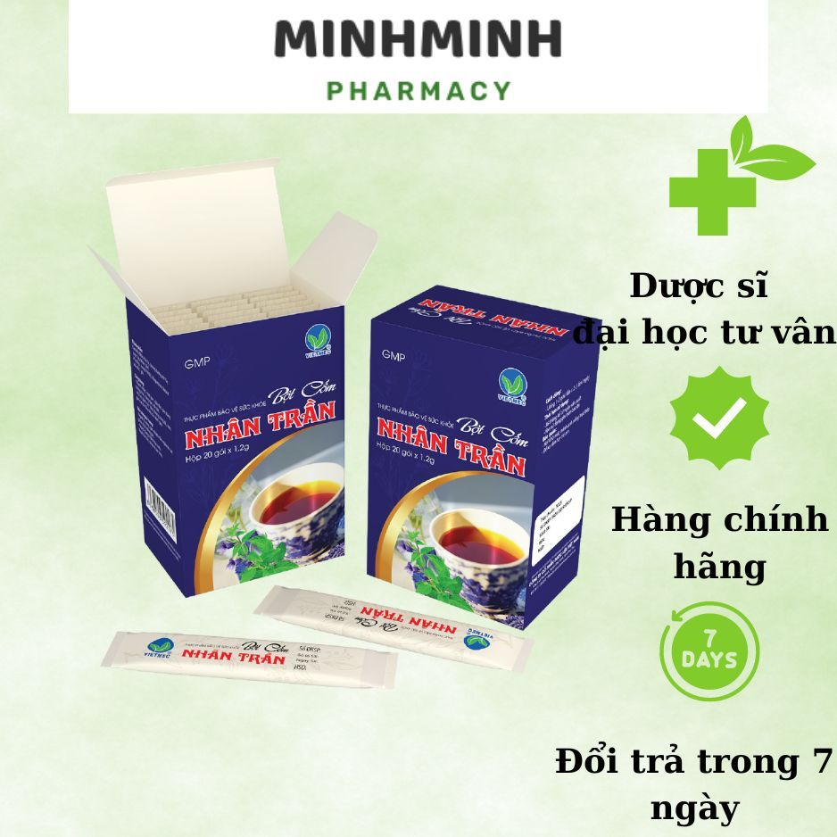 Bột cốm Nhân Trần hỗ trợ mát gan hộp 20 gói (hàng chính hãng) | Shopee ...