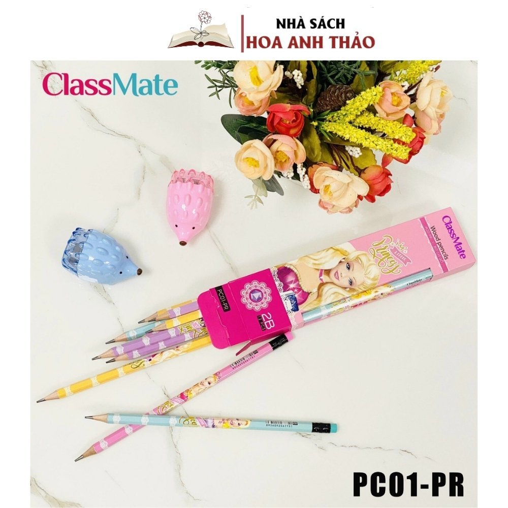 Ảnh Bút Chì Có Đầu Tẩy 2B Classmate, Nét Bút Mịn, Hình Siêu Nhân PC01-Sk- Hình Công Chúa PC01-PR  Ngộ Nghĩnh 4