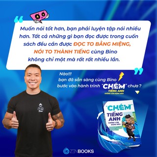Sách - Chém Tiếng Anh Không Cần Động Não - Vũ Vi Bình  (Bino chém tiếng Anh)