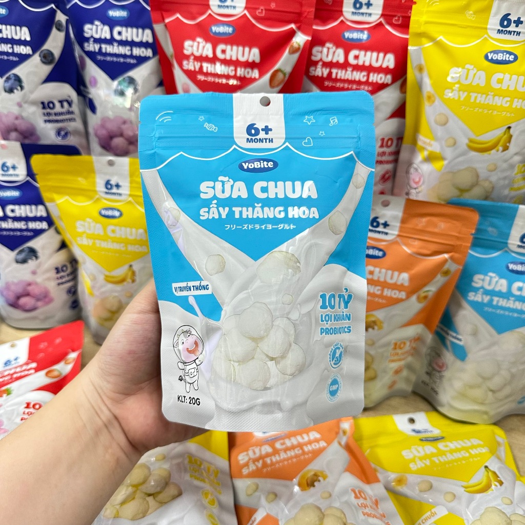 Sữa chua khô cho bé YoBite 6m+