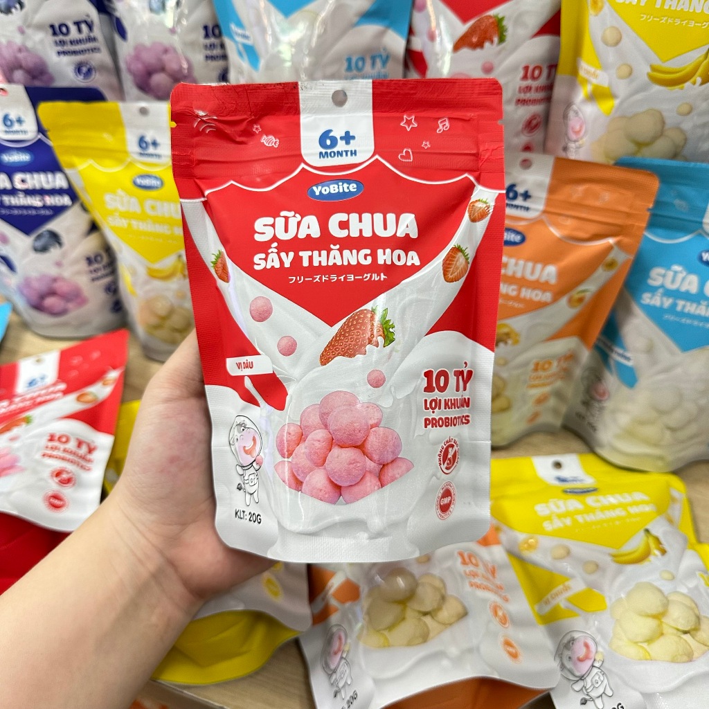 Sữa chua khô cho bé YoBite 6m+