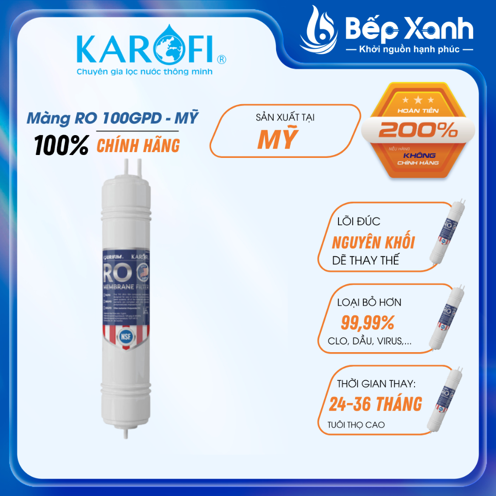 Ảnh Màng lọc nước Karofi số 4 Màng RO PURIFIM - USA 1