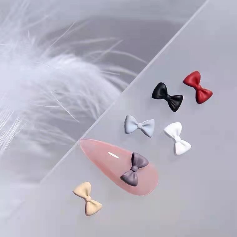 [Túi 10 pcs] Charm nơ nhựa mẫu candy mới cute
