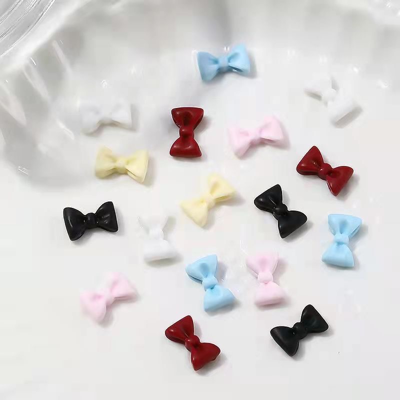 [Túi 10 pcs] Charm nơ nhựa mẫu candy mới cute