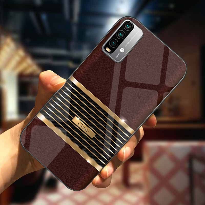 Ốp Lưng XIAOMI REDMI 9T, POCO M3 Mặt Lưng Kính Cường Lực In 3D Cao Cấp
