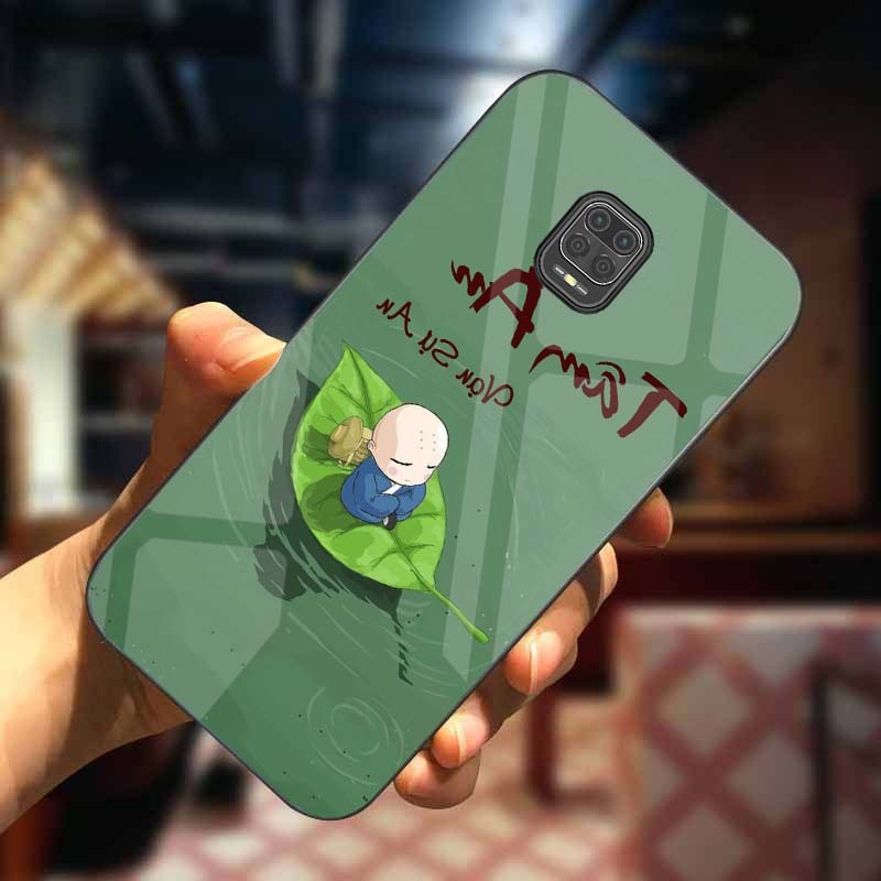 Ốp Lưng XIAOMI REDMI NOTE 9, NOTE 9S, NOTE 9 PRO Mặt Lưng Kính Cường Lực In 3D Cao Cấp