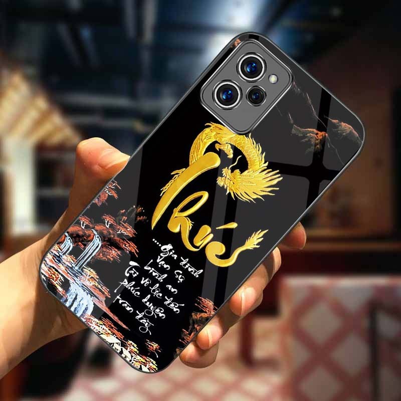 Ốp Lưng XIAOMI REDMI 12 4G Mặt Lưng Kính Cường Lực In 3D Cao Cấp