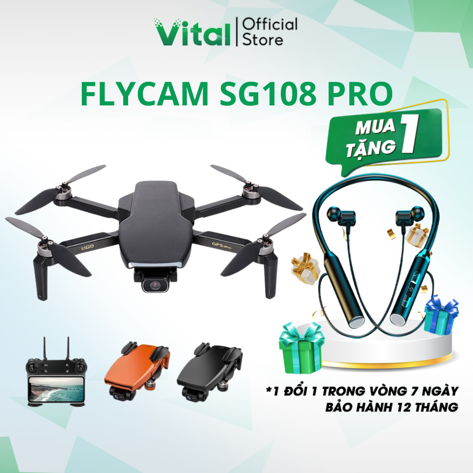 Flycam Máy Bay Điều Khiển Từ Xa Flycam SG108 Pro động cơ không chổi ...