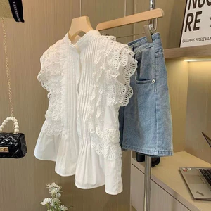 FREESHIP ÁO SƠ MI BABYDOLL CỔ TÀU ULLAZANG QCCC