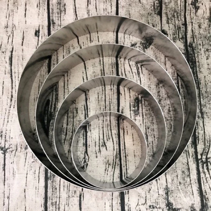 Khuôn Ring Tròn Inox Không Đáy bánh Mousse cao 5cm