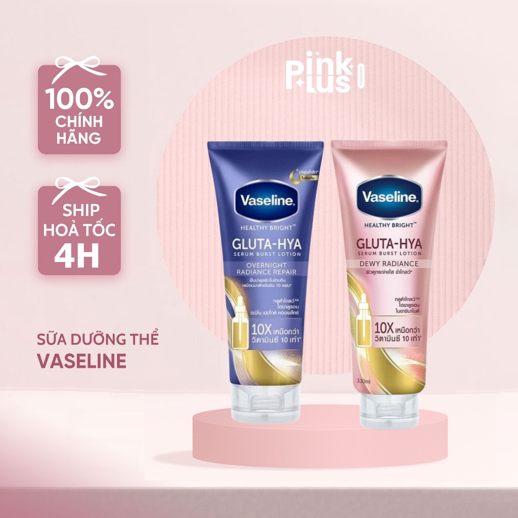 Sữa Dưỡng Thể Trắng Da, Chống Nắng Vaseline