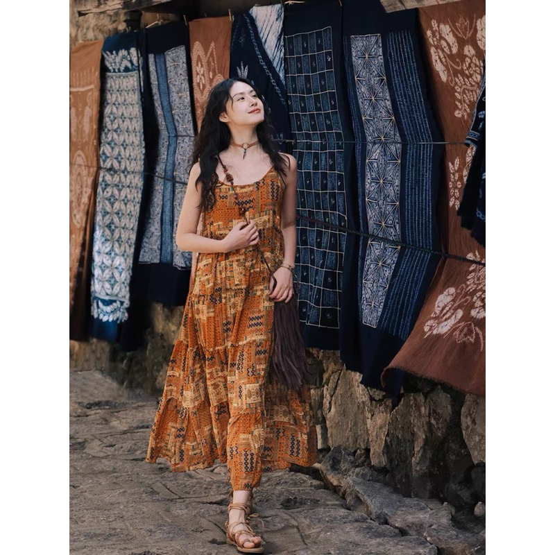 ĐẦM BOHEMIAN MẪU MỚI NHẤT THỜI TRANG NỮ 2024