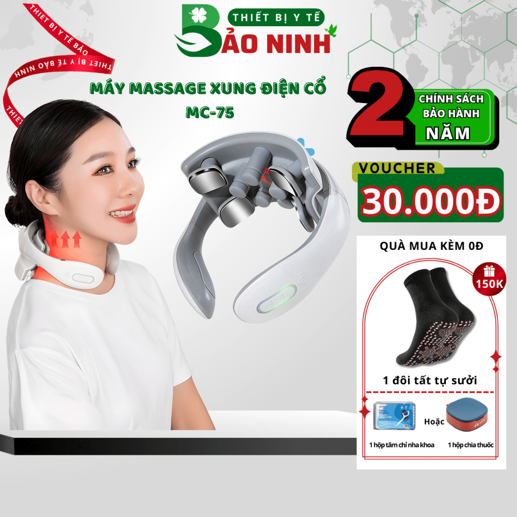 Máy massage cổ vai gáy MISUKO MC-75 ( BẢO HẢNH 24 THÁNG) , sử dụng ánh ...