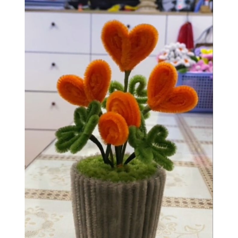 Chậu Trái Tim Kẽm Nhung Mini Decor, Quà Tặng Siêu Xinh